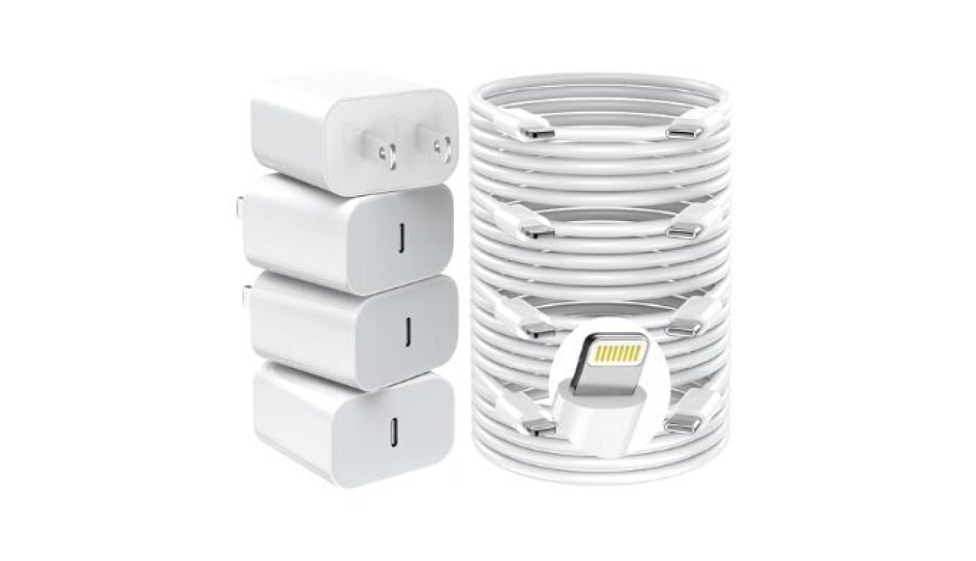 GREPHONE iPhone Charger Fast Charging - 20W PD USB C Wall Charger 4 Pack