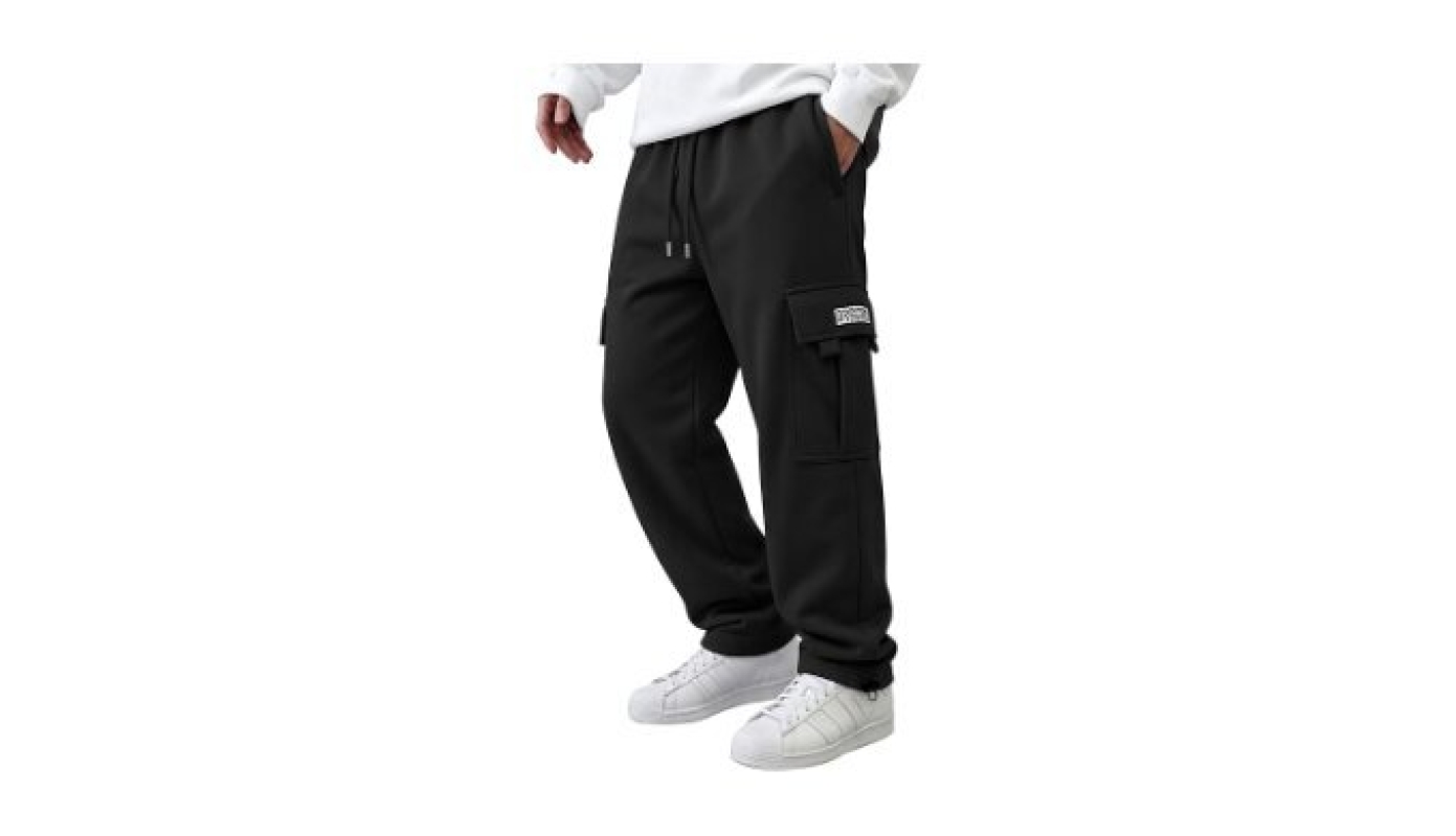 HUNGSON Men's Casual Cargo Sweatpants - Perfect for Daily Wear