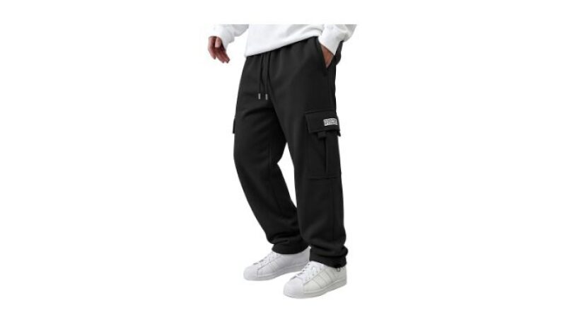 HUNGSON Men's Casual Cargo Sweatpants - Perfect for Daily Wear