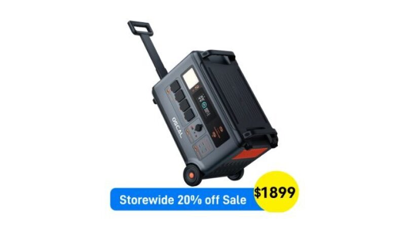 Blackview OSCAL Portable Power Station 6000W Solar Generator