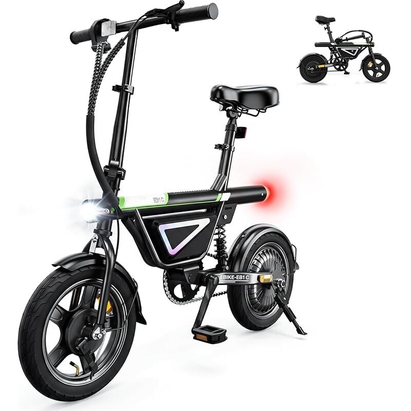 Flydone 500W Peak Mini Foldable Electric Bike - Best Commuter Ebike