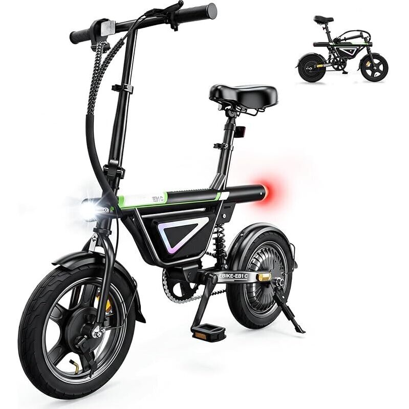 Flydone 500W Peak Mini Foldable Electric Bike - Best Commuter Ebike
