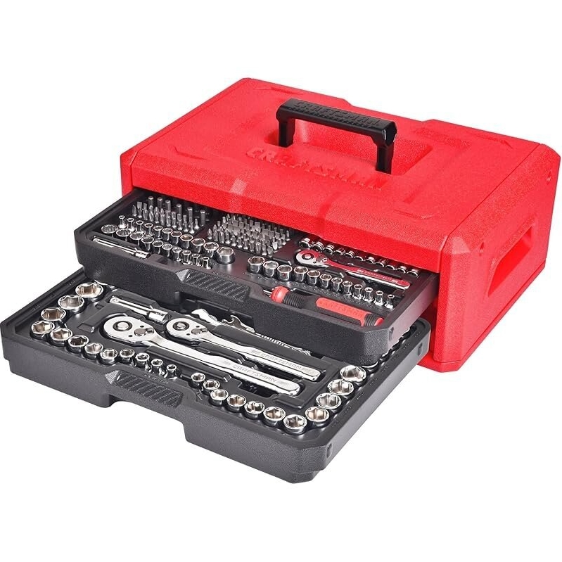 256-Piece Mechanics Tool Set with Sockets - Ultimate Automotive Solution