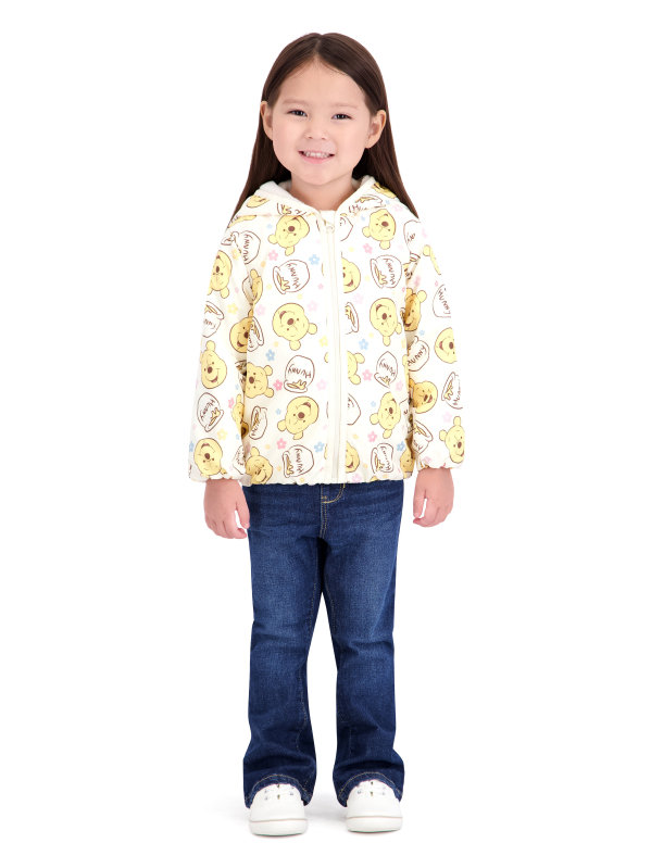 Disney Winnie The Pooh Toddler Girl Jacket with Hood & Ears