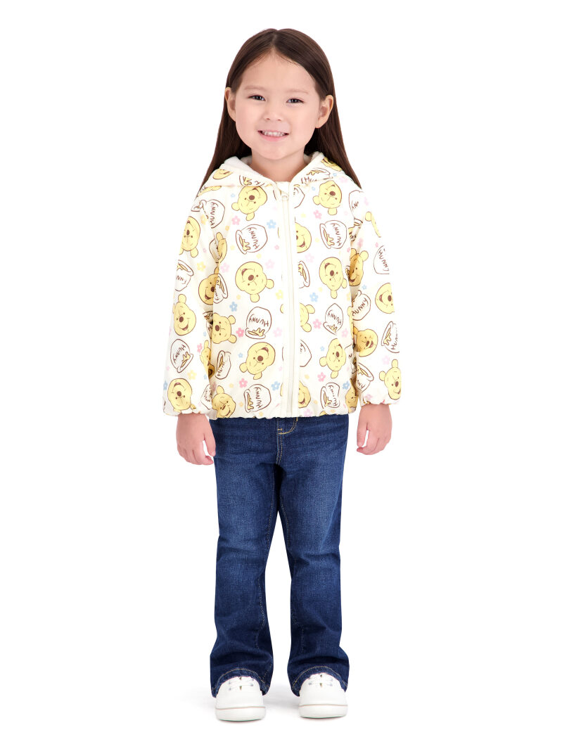 Disney Winnie The Pooh Toddler Girl Jacket with Hood & Ears