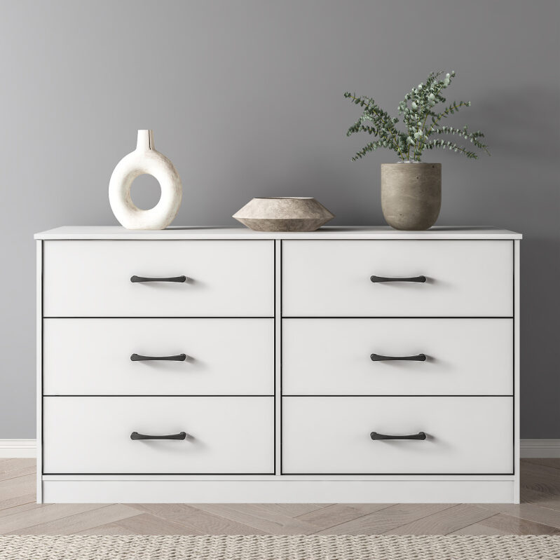 Mainstays Ardent 6 Drawer Dresser: Sleek and Simple Storage Solution