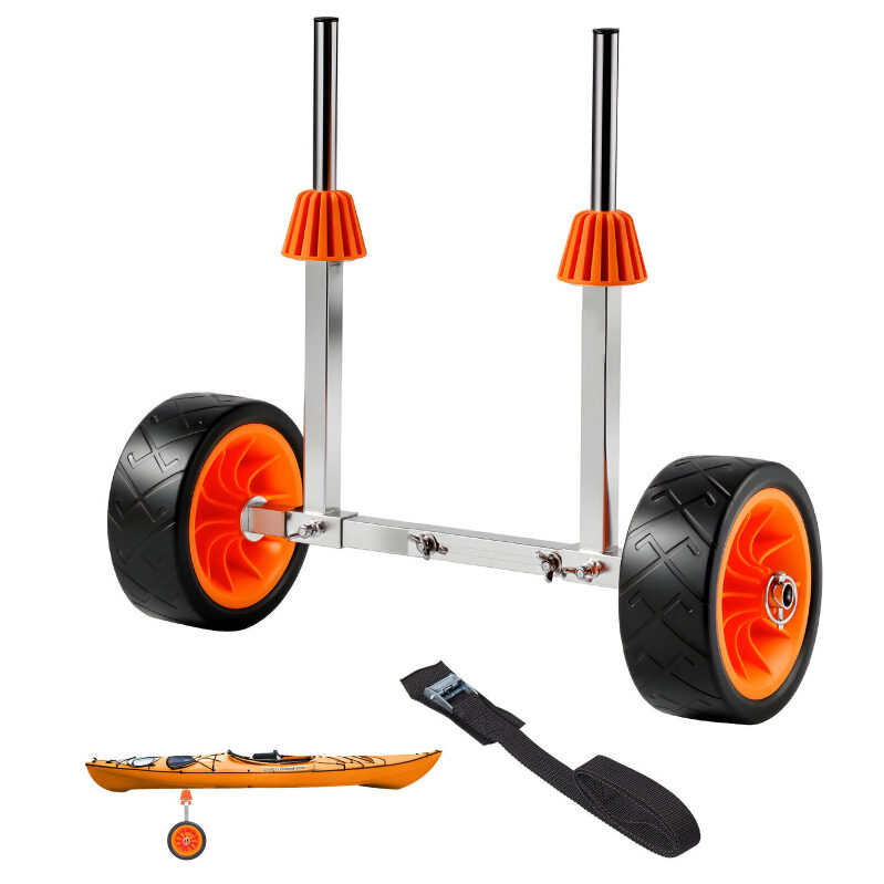 KFFKFF Kayak Cart: Robust Stainless Steel Trailer for Kayaks and Paddleboards