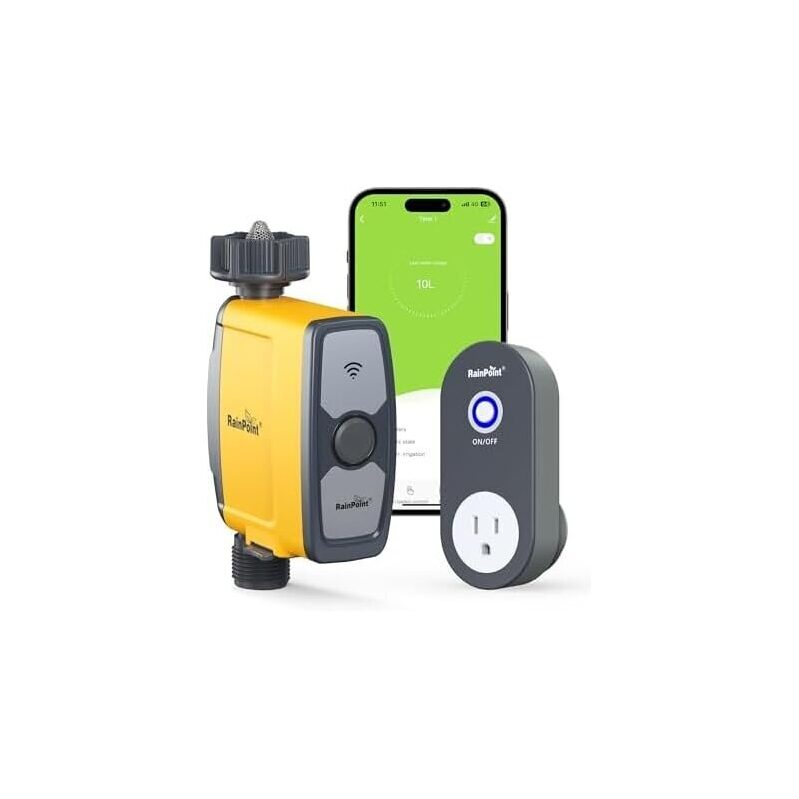 Smart Wi-Fi Hose Water Timer with App & Voice Control