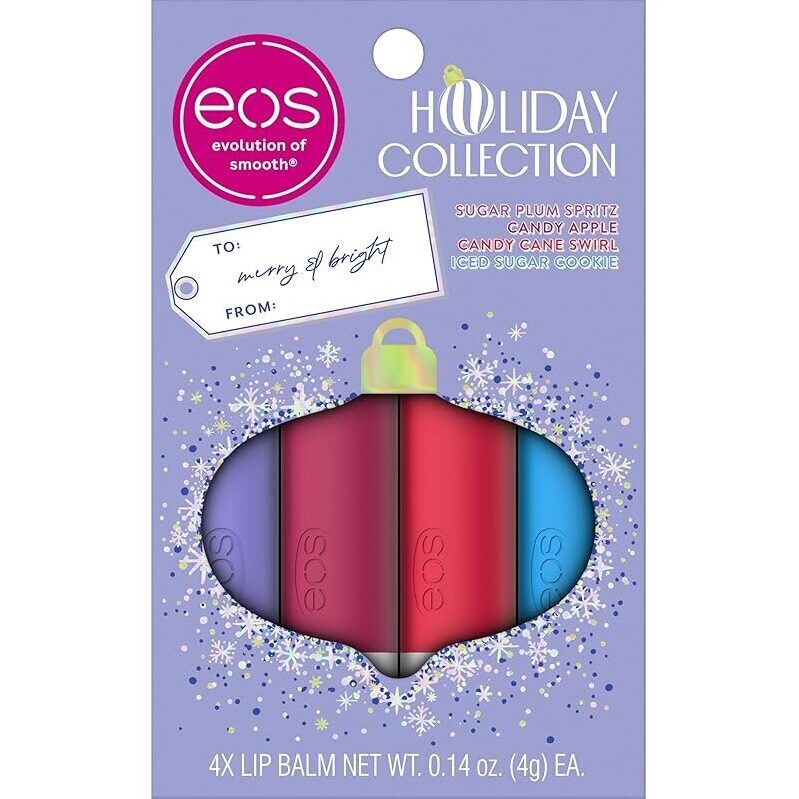 Eos Holiday Lip Balm Gift Set - Perfect for Gifting