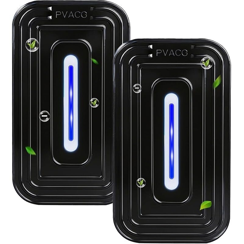 2-Pack PVACG Negative Ion Air Purifier 8-Emitter - Cost-Efficient and Hassle-Free