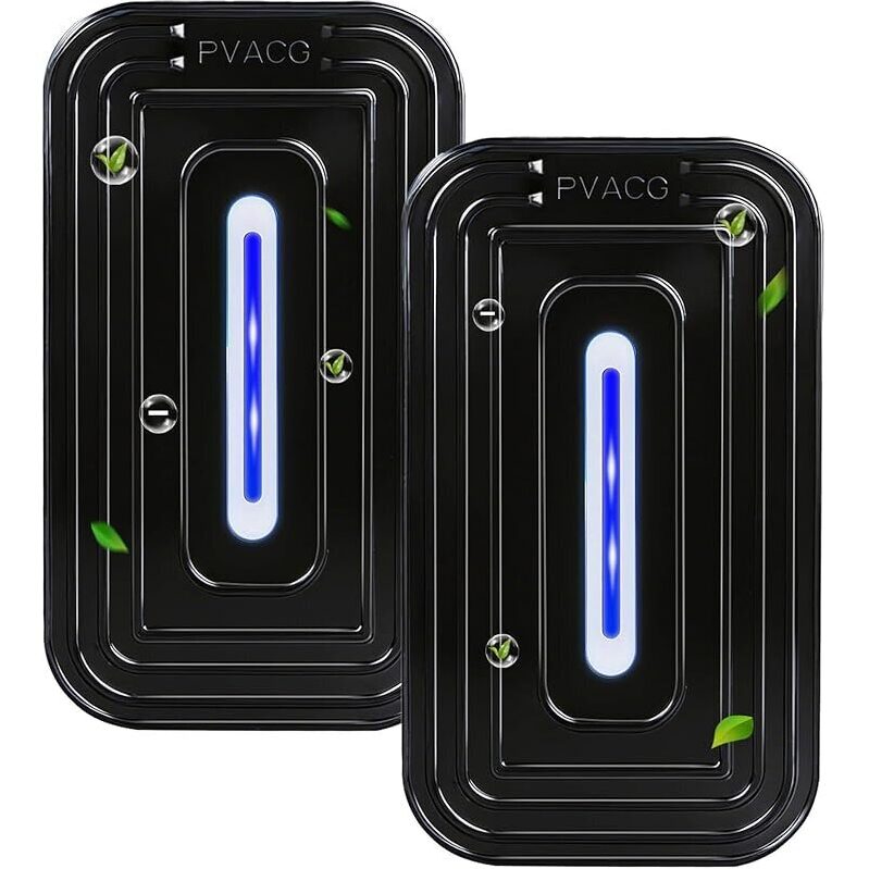 2-Pack PVACG Negative Ion Air Purifier 8-Emitter - Cost-Efficient and Hassle-Free