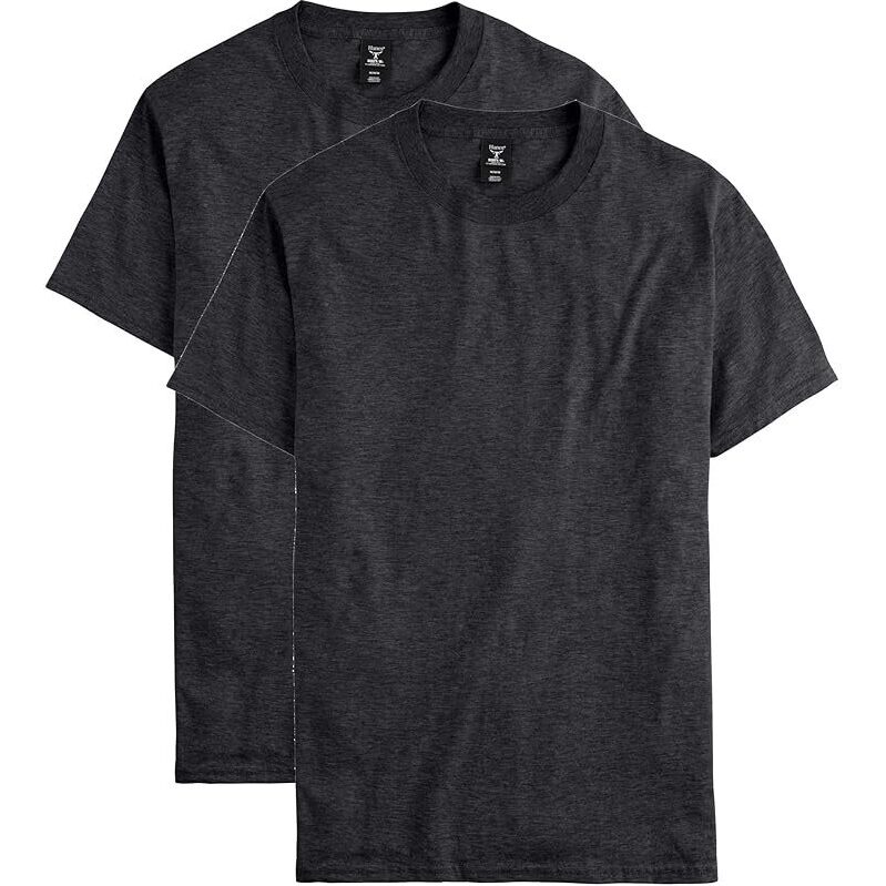 Hanes Men's Beefy-T T-Shirts - 2-Pack - Heavyweight Cotton Tee