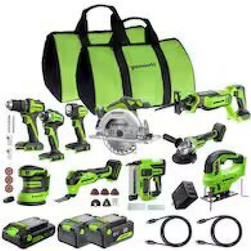 Greenworks 24V Brushless 10-Piece Power Tool Combo Kit