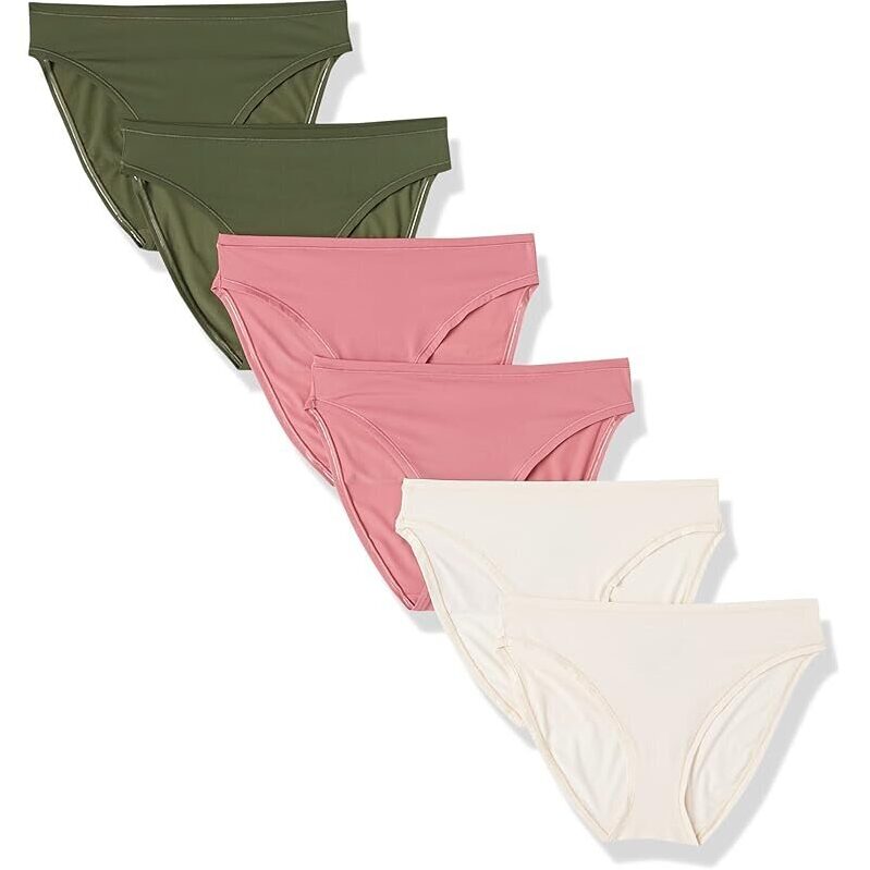 6-Pack Breathable High Cut Knickers for Women - Ultimate Comfort & Style