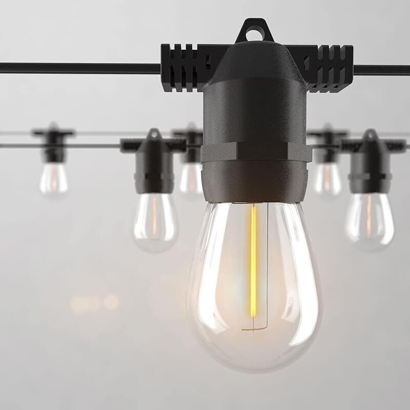 Alitade S14 LED IP65 Waterproof String Lights 27FT - 2 Pack