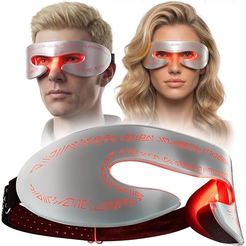 LifeZoom Red Light Therapy Eye Mask for Rejuvenation and Sleep Support