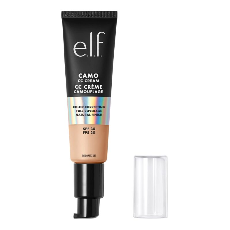 E.l.f. Camo CC Cream: Full-Coverage, Hydrating Foundation with SPF 30