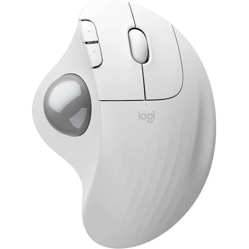 Logitech ERGO M575S Wireless Ergonomic Trackball Mouse - Premium Comfort for Long Hours