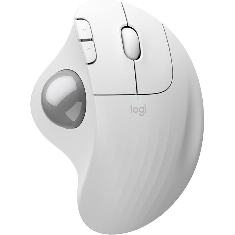 Logitech ERGO M575S Wireless Ergonomic Trackball Mouse - Premium Comfort for Long Hours