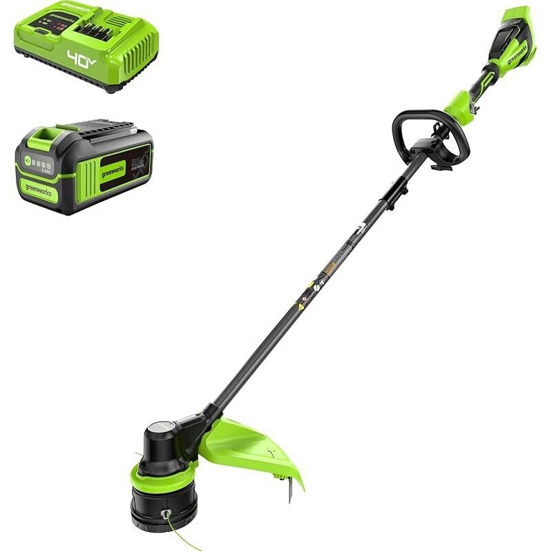 Greenworks 40V 17-in Brushless Cordless String Trimmer - Efficient and Eco-Friendly Lawn Care