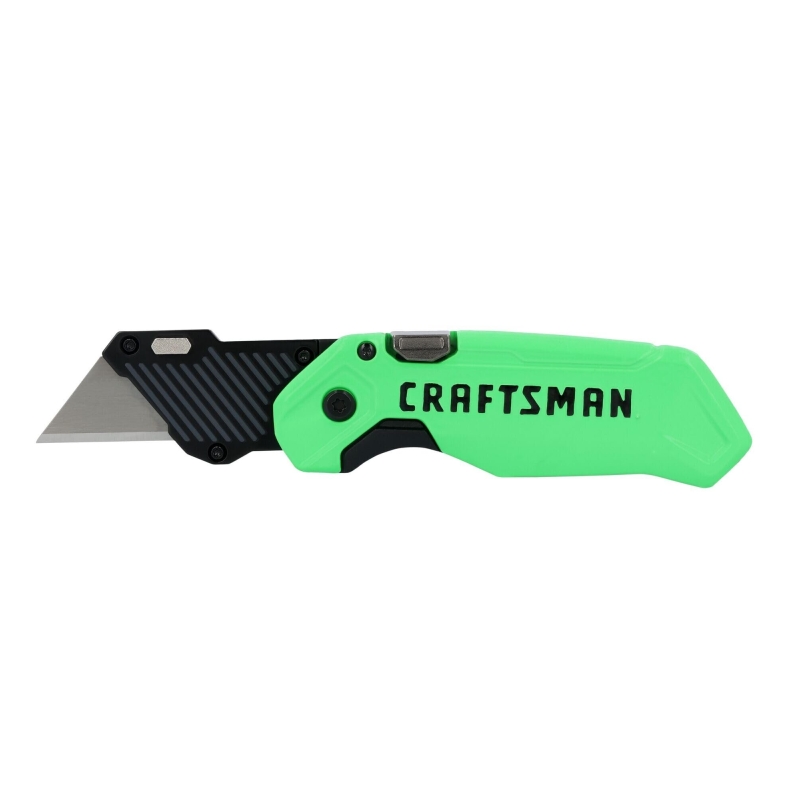 CRAFTSMAN High-Visibility Folding Utility Knife with 1 Blade