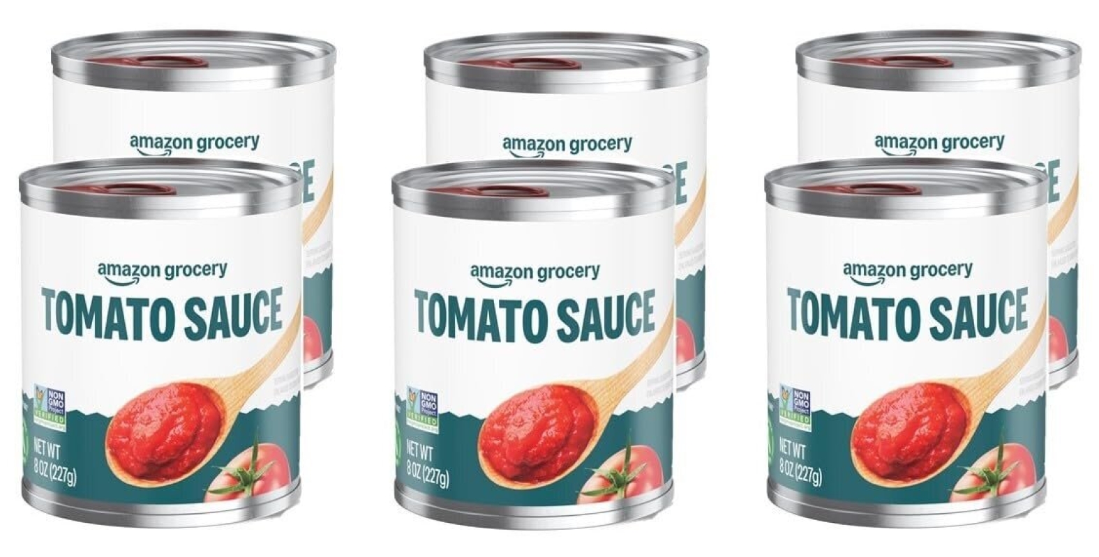 Amazon Grocery Tomato Sauce 6pk - Quality Value Pack
