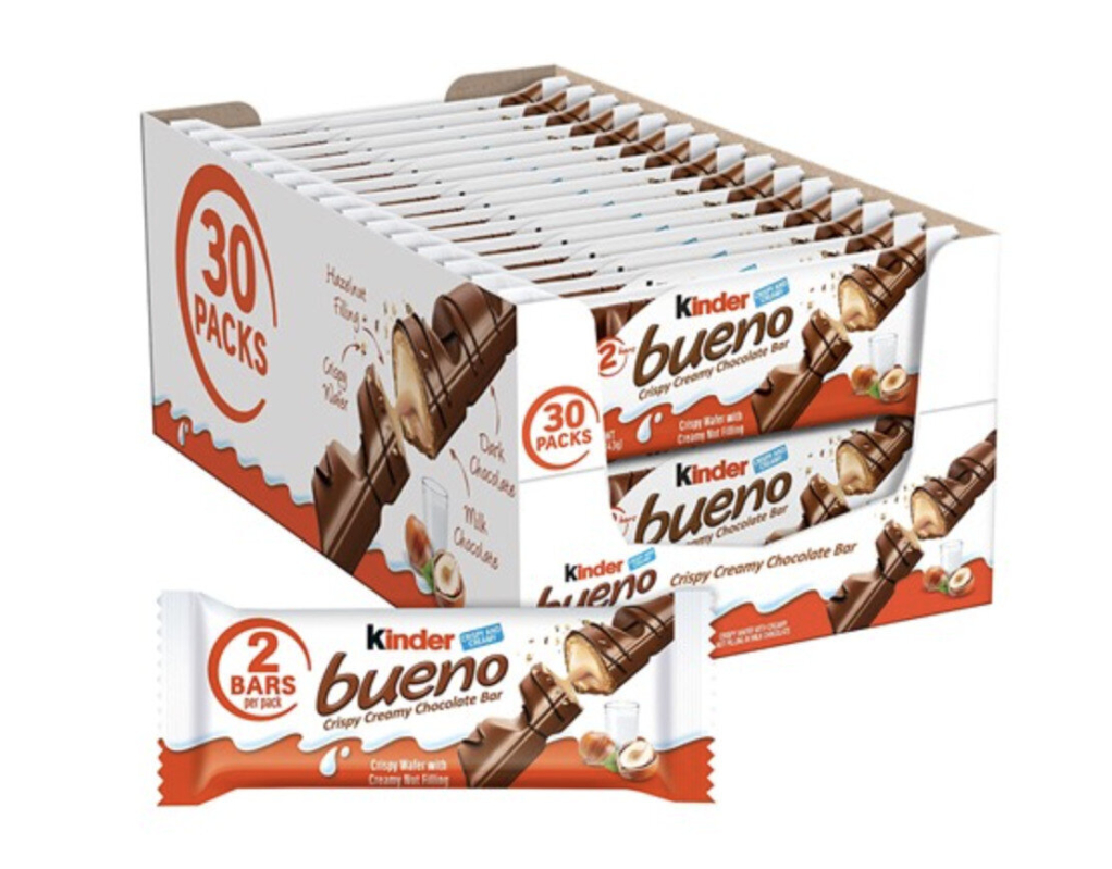 Indulge in Kinder Bueno 30-Packs: Sweet Deal with Prime Shipping