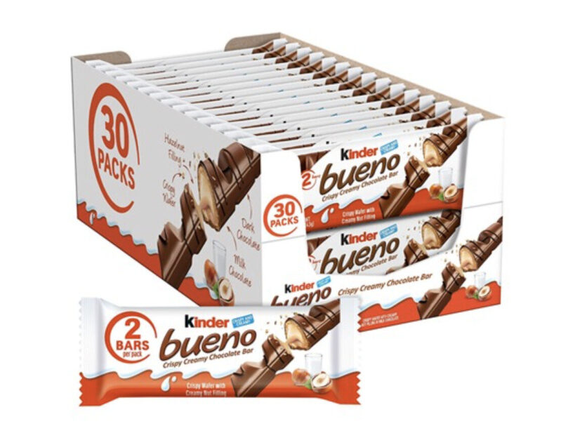 Indulge in Kinder Bueno 30-Packs: Sweet Deal with Prime Shipping
