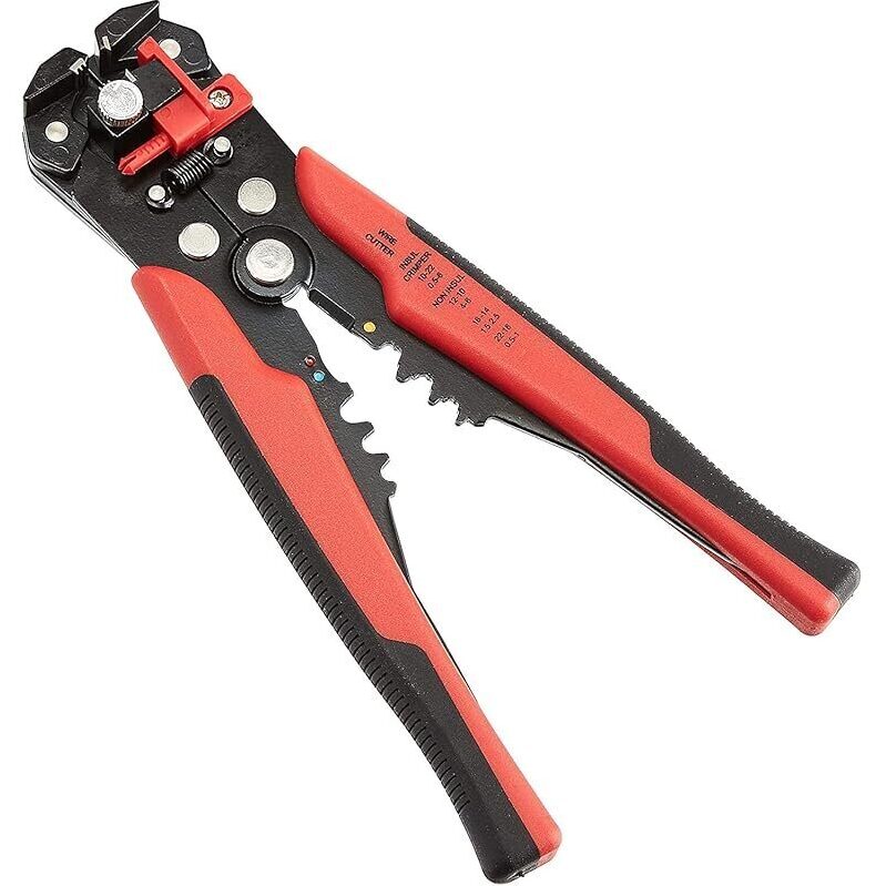 Amazon Basics Professional Self Adjusting Wire Strippers and Crimper - Ideal for DIYers and Electricians