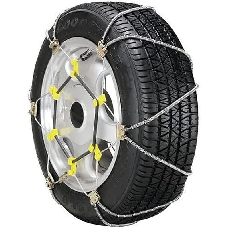 Shur Grip Super Z Traction Chain Set of 2 - Enhance Winter Driving Safety