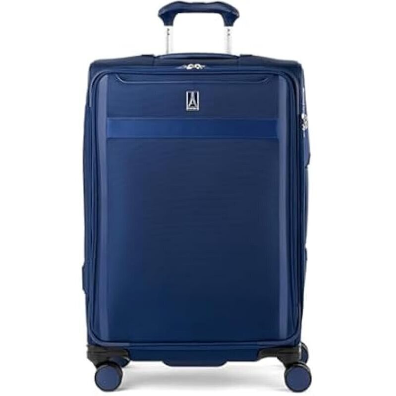 VersaPack+ Lightweight Softside 8 Spinner Suitcase 25-in - Expandable Check-in Luggage