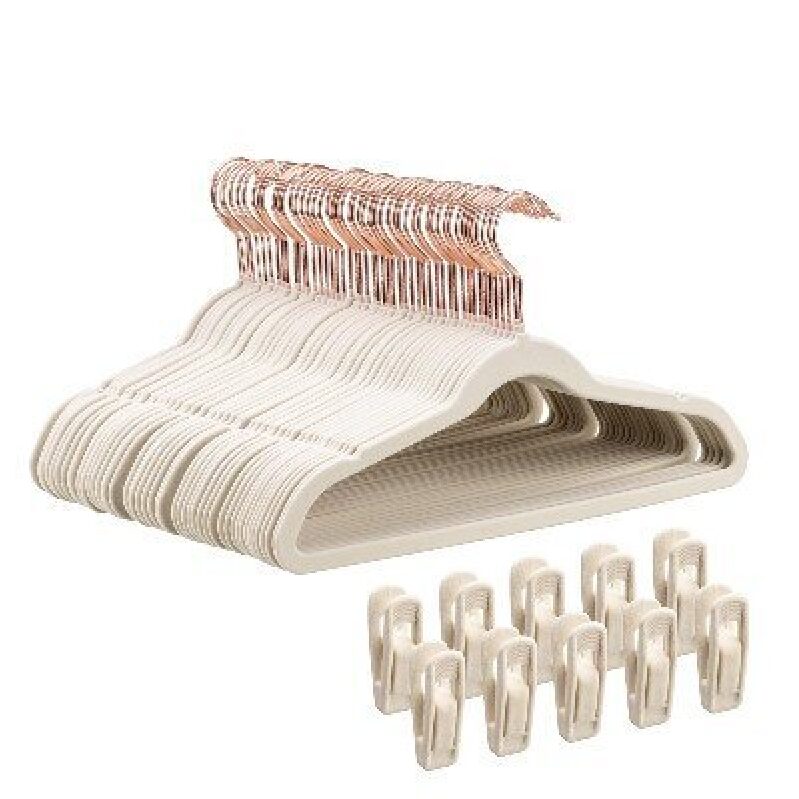 50 Pack Kids' Plush Hangers - Ideal for Organized Wardrobes
