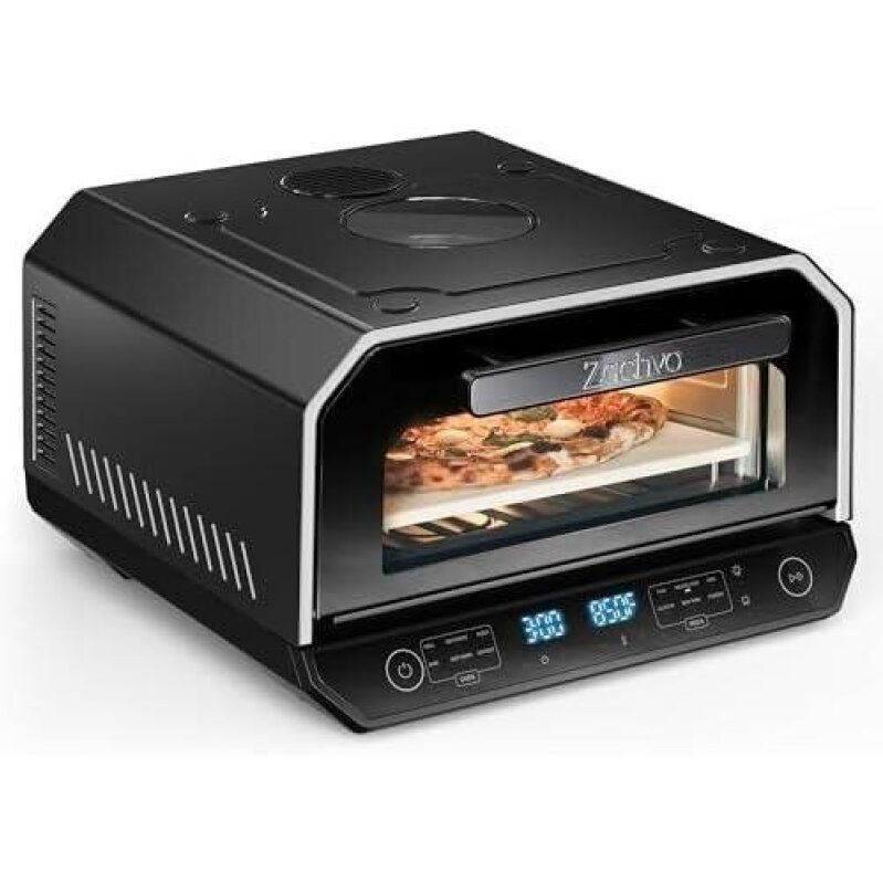 12-Inch Multi-Function Pizza Oven - 90-Second Bake, 57% Off