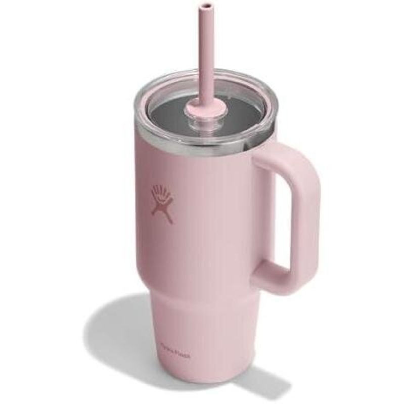 Hydro Flask 24oz Tumbler with Handle - Insulated Stainless Steel Travel Cup