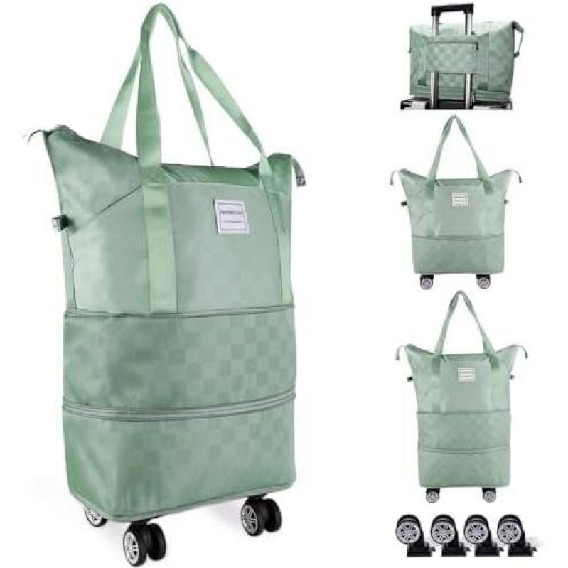 Expandable Rolling Duffle Bag with Wheels - 50% Discount