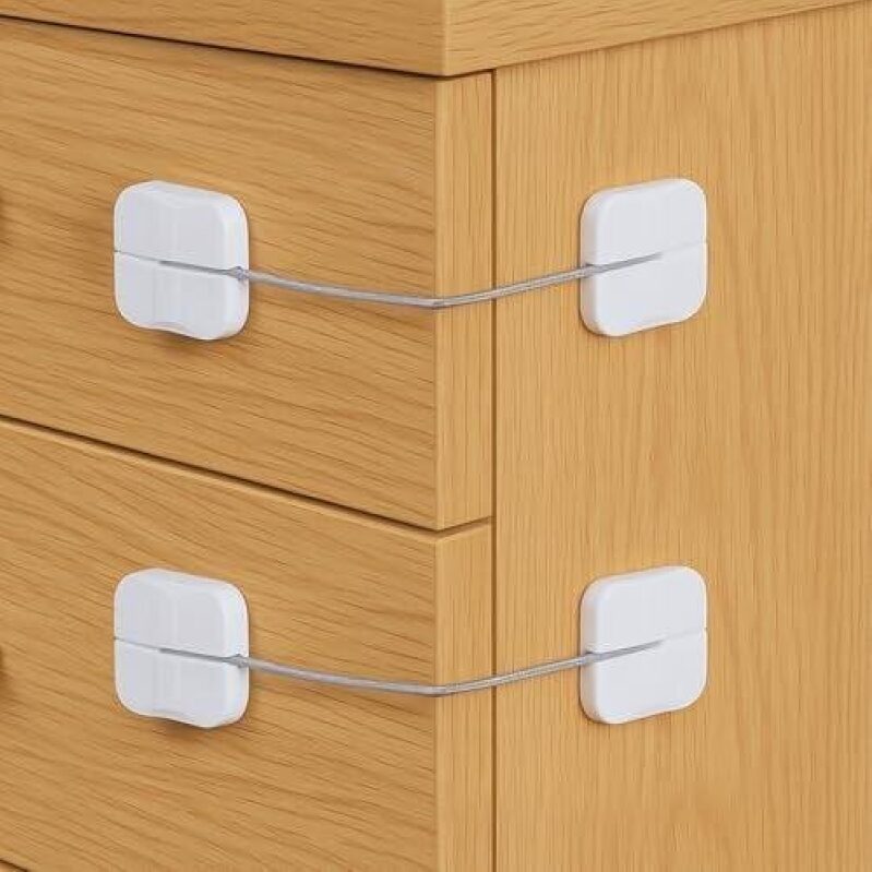 4-Pack Baby-Safe Drawer Locks - Essential Safety for Your Home