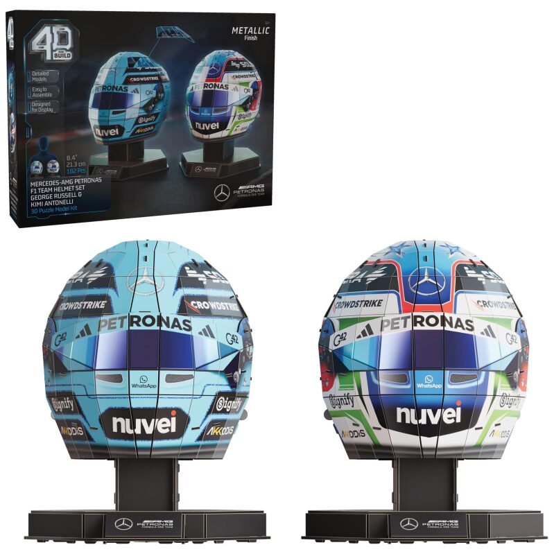 Mercedes-AMG F1 Helmet Set 3D Puzzle Model Kit