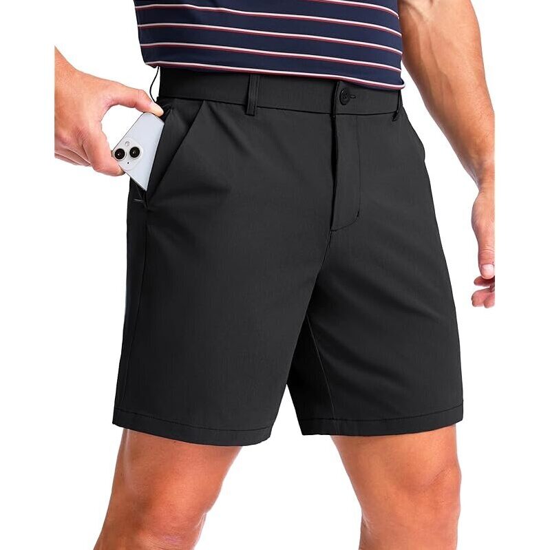 G Gradual Mens 7-in Golf Shorts w/5 Pockets - Lightweight, Breathable Golf Wear