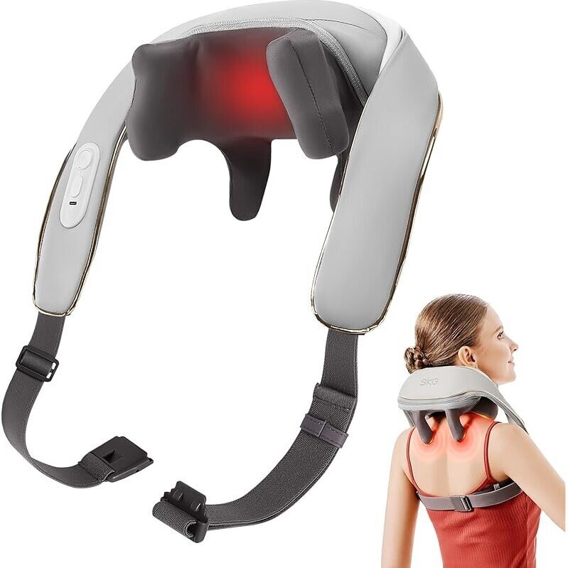 SKG H5 Mini Deep Tissue 6D Kneading Neck Massager with Heat