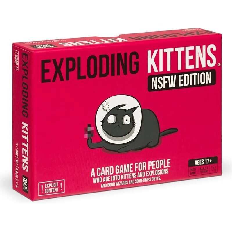 Unleash the Fun with Exploding Kittens NSFW Edition Card Game