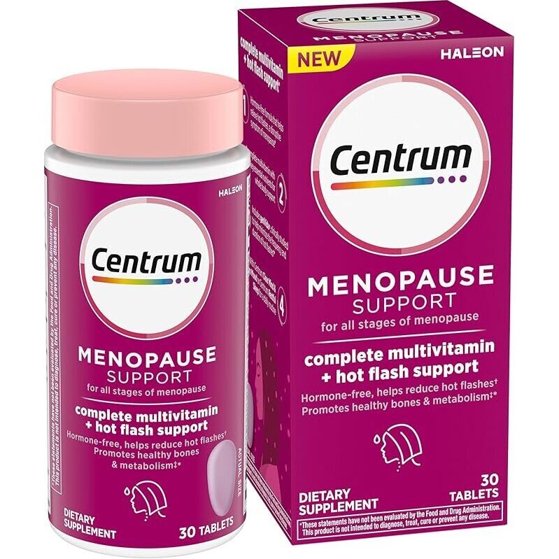 Centrum Menopause Support Tablets - 30 Count