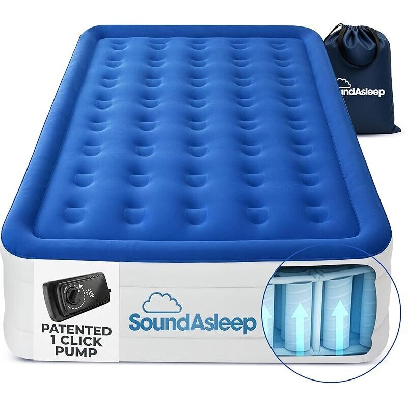 SoundAsleep Dream Series Luxury Air Mattress Queen - Top Rated & Trusted