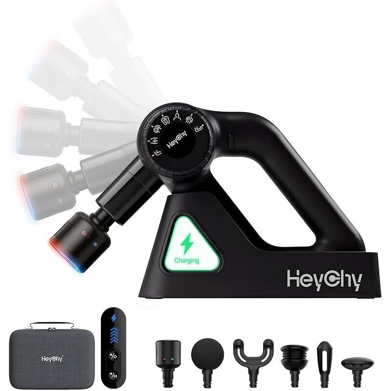 Heychy Deep Tissue Percussion Massage Gun - Premium Muscle Relief