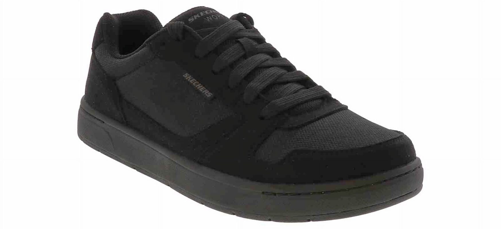 Skechers Work Mens Watab Slip Resistant Lace-Up Sneaker - Durable and Comfortable