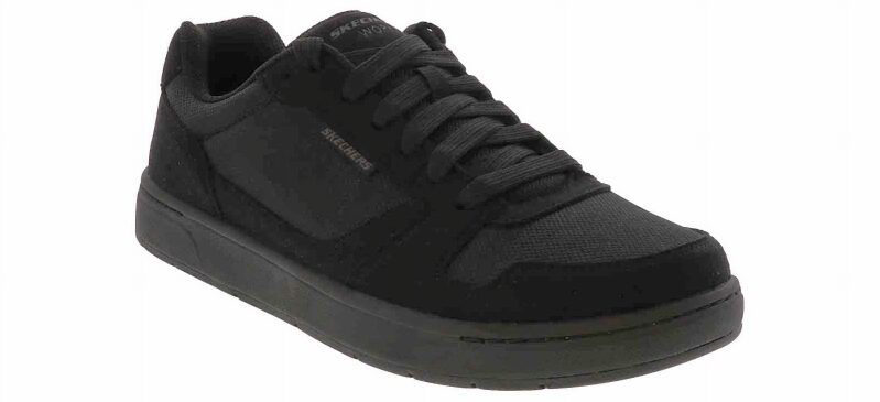 Skechers Work Mens Watab Slip Resistant Lace-Up Sneaker - Durable and Comfortable