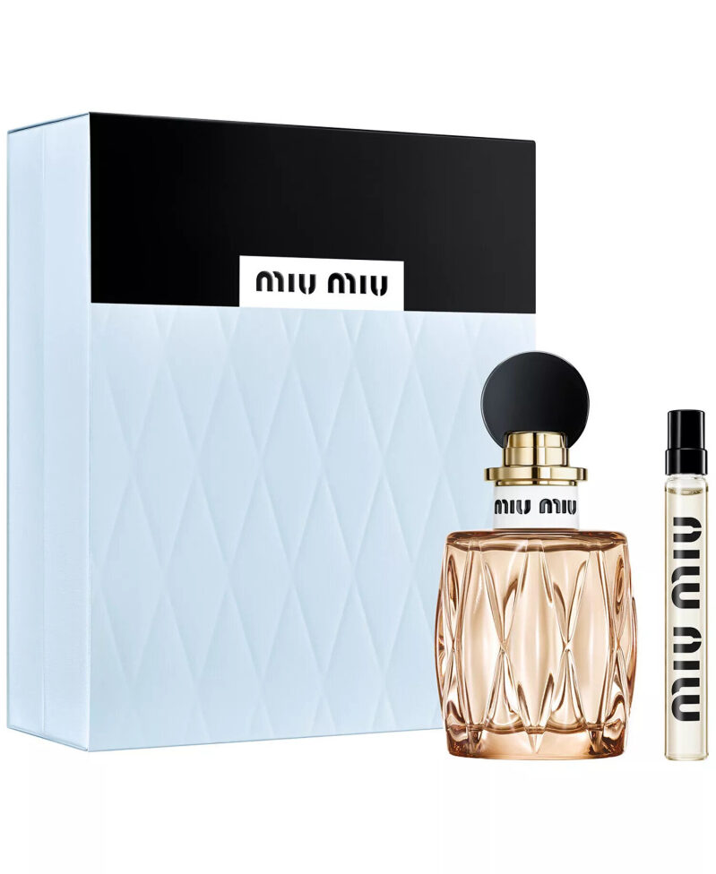 Miu Miu Miutine Perfume Set - Sweet Floral Scent with Free Tote and Mini Perfumes