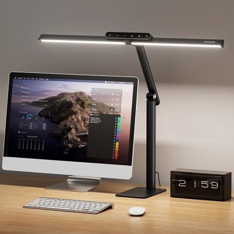 Honeywell HJ1BK LED Desk Lamp with Timer - Ideal for Office Use