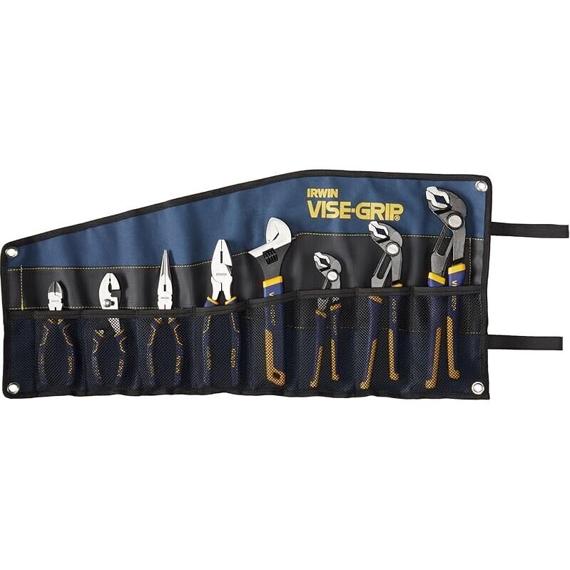 IRWIN Tools VISE-GRIP GrooveLock Pliers Set, 8 Piece