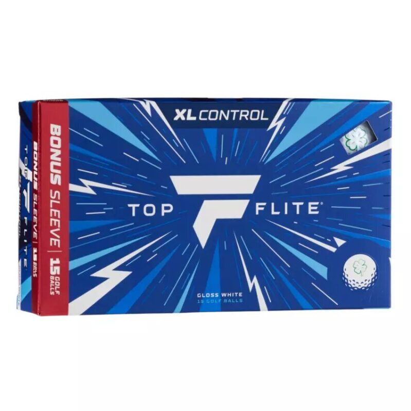 30 Pack Top Flite XL Control Shamrock Golf Balls