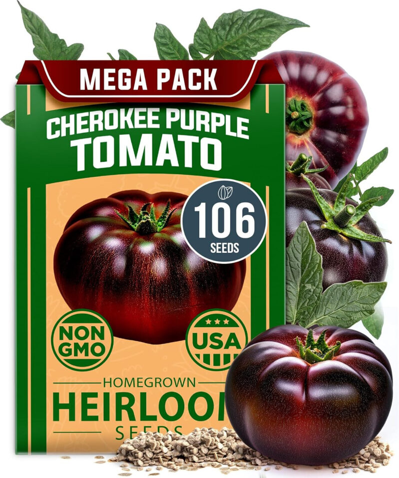 High-Germination Purple Tomato Seeds - 106+ Count